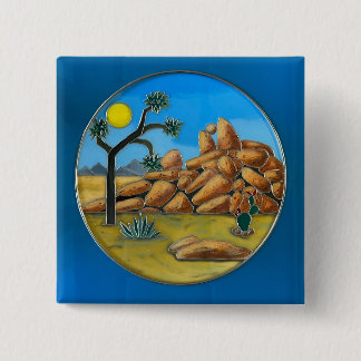 Joshua Tree- Fish Rock Knopf Button