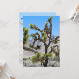 Joshua Tree in Kalifornien Einladung