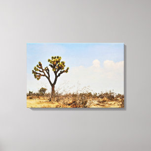 Joshua Tree Kaktus Wüstenkunst Druck Leinwanddruck