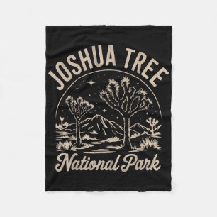 Joshua Tree Kalifornien Natur Wandern Berge Frau Fleecedecke