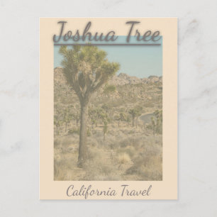 Joshua Tree Kalifornien Vintage Reise Postkarte