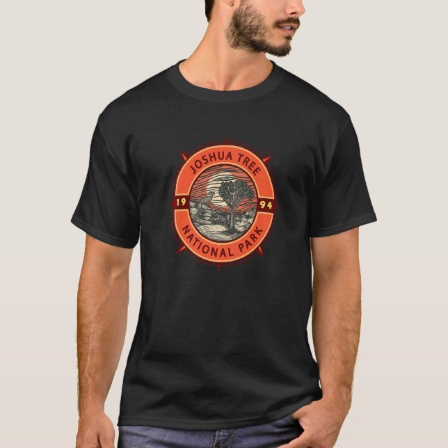 Joshua Tree National Park Bighorn Sheep Retro Comp T-Shirt (Vorderseite)