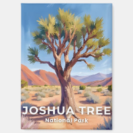 Joshua Tree National Park California Travel Art Magnet