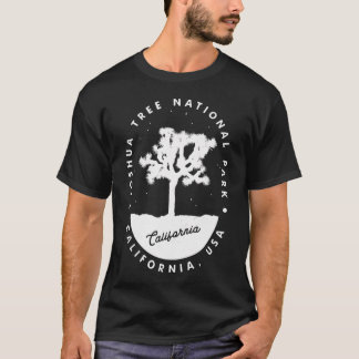 Joshua Tree National Park Nacht Retro T-Shirt