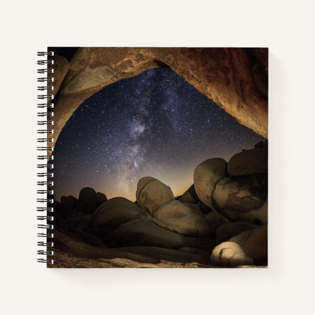 Joshua Tree National Park Night Sky Notizbuch (Vorderseite)