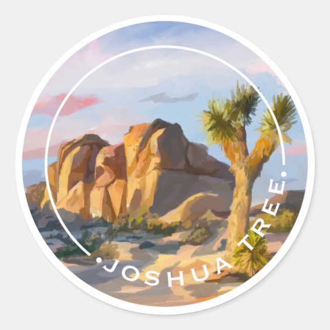 Joshua Tree National Park Sticker (Vorderseite)