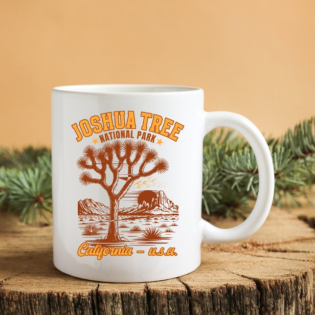 Joshua Tree National Park Vintage Desert Design Kaffeetasse (Von Creator hochgeladen)