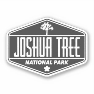 Joshua Tree National - Vintage Travel Aufkleber