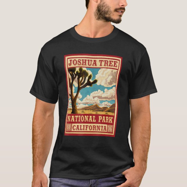 Joshua Tree Nationalpark Außenbereich T-Shirt (Vorderseite)