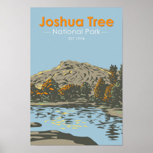 Joshua Tree Nationalpark Barker Dam California Poster