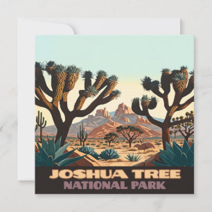Joshua Tree Nationalpark California Desert Retro