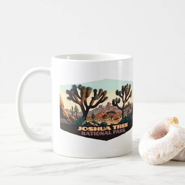 Joshua Tree Nationalpark California Kaffeetasse (Mit Donut)