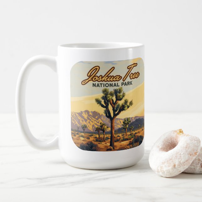 Joshua Tree Nationalpark California Kaffeetasse (Mit Donut)