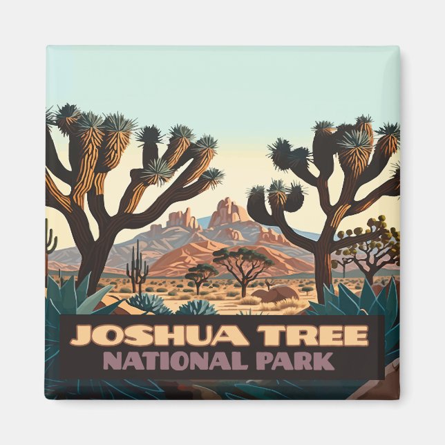 Joshua Tree Nationalpark California Magnet (Vorne)