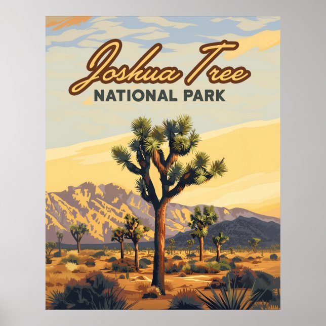 Joshua Tree Nationalpark California Poster (Vorne)