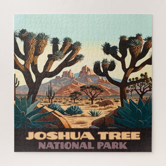 Joshua Tree Nationalpark California Puzzle (Vertikal)