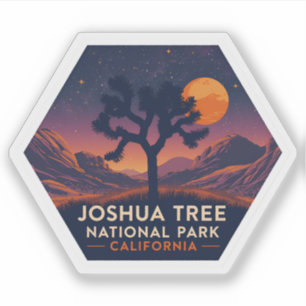 Joshua Tree Nationalpark California Vintag Aufkleber