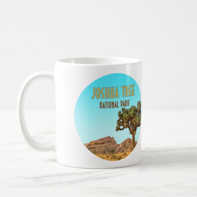 Joshua Tree Nationalpark California Vintag Kaffeetasse (Links)