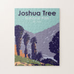 Joshua Tree Nationalpark Cottonwood Springs Oasis Puzzle<br><div class="desc">Joshua Tree Vektorgrafik. Der Park ist nach den verdrehten,  überdachten Joshua-Bäumen der Region benannt,  der Park erstreckt sich über die Kakteen-gepunktete Colorado-Wüste und die Mojave-Wüste.</div>