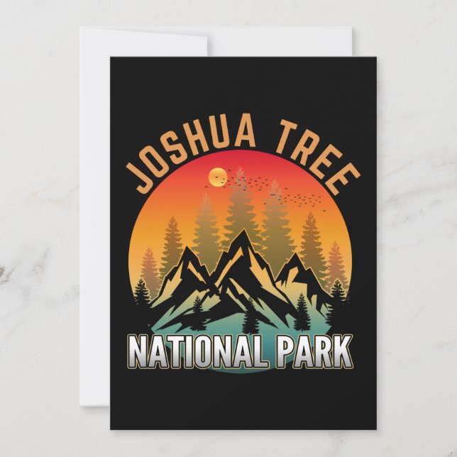 Joshua Tree Nationalpark Einladung (Vorderseite)