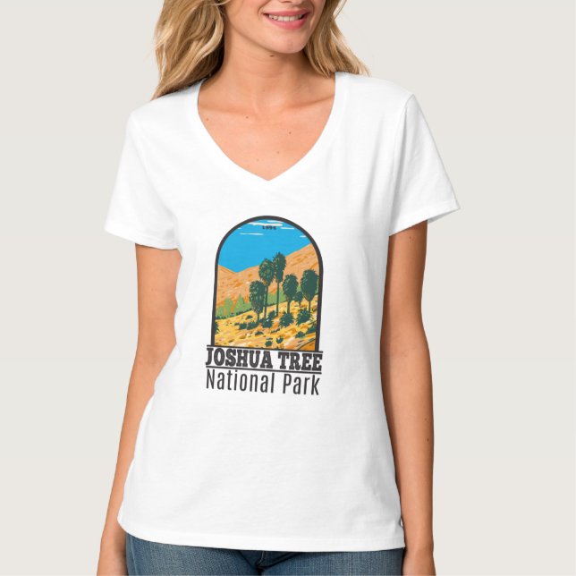 Joshua Tree Nationalpark Fortynine Palms Oasis T-Shirt (Vorderseite)