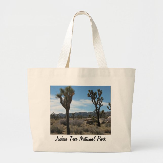 Joshua Tree Nationalpark Jumbo Stoffbeutel (Vorne)