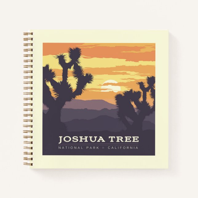 Joshua Tree Nationalpark | Kalifornien Notizbuch (Vorderseite)