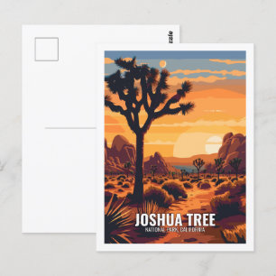 Joshua-Tree-Nationalpark Kalifornien USA Postkarte