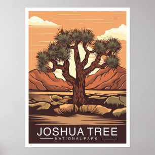 Joshua Tree Nationalpark Kalifornien USA Reise Poster