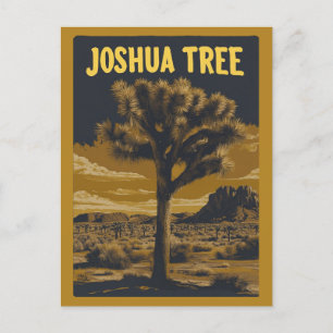 Joshua Tree Nationalpark Kalifornien Vintage Postkarte