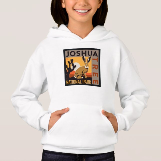 Joshua Tree Nationalpark | Kaninchen Hoodie (Vorderseite)