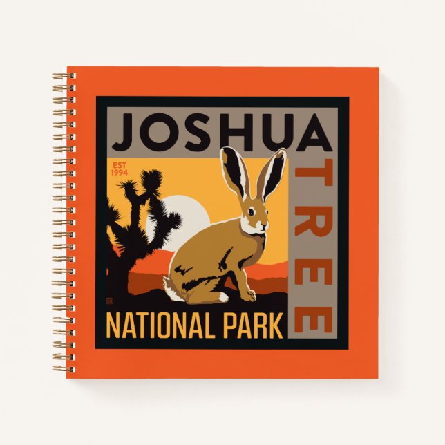 Joshua Tree Nationalpark | Kaninchen Notizbuch (Vorderseite)