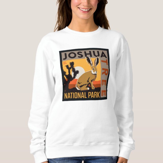 Joshua Tree Nationalpark | Kaninchen Sweatshirt (Vorderseite)
