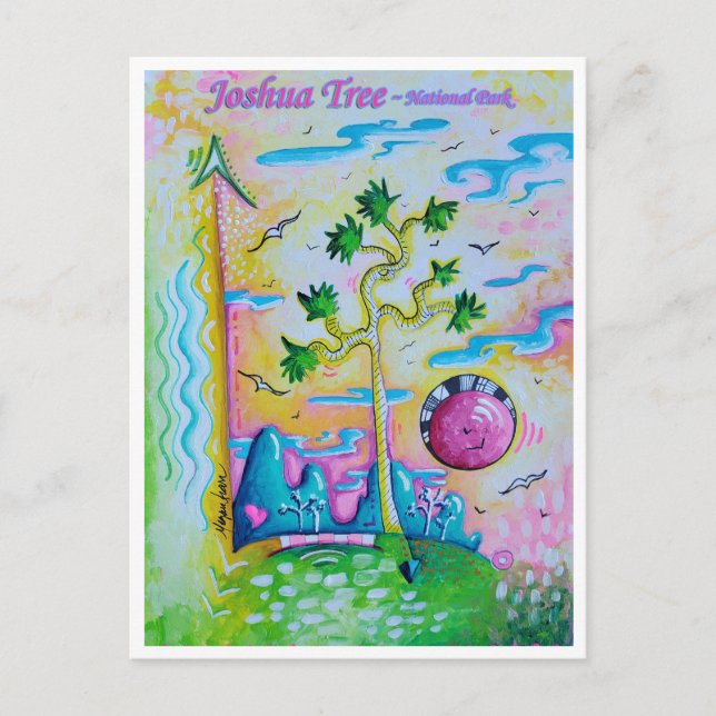 Joshua Tree Nationalpark Locarno Postkarte (Vorderseite)