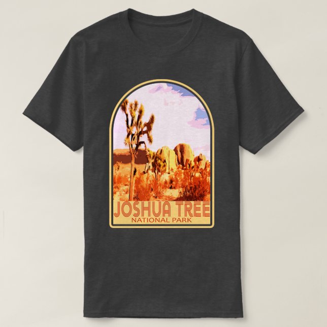 Joshua Tree Nationalpark Mojave Wüste Kalifornien T-Shirt (Design vorne)