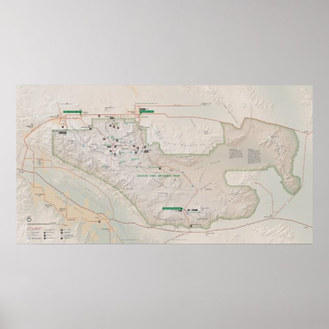 Joshua Tree Nationalpark Poster (Vorne)