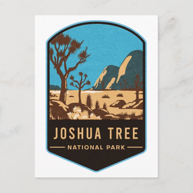 Joshua Tree Nationalpark Postkarte (Vorderseite)