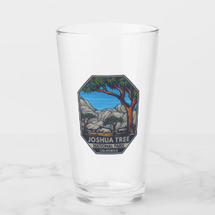 Joshua Tree Nationalpark Retro Emblem Glas