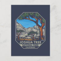 Joshua Tree Nationalpark Retro Emblem