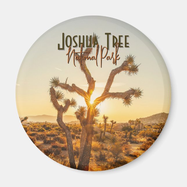 Joshua Tree Nationalpark Souvenir Geschenk Magnet (Vorne)