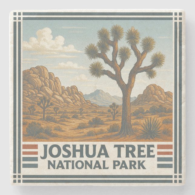 Joshua Tree Nationalpark Steinuntersetzer (Vorderseite)
