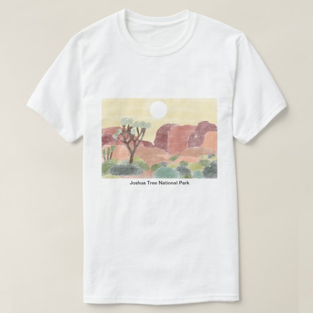 Joshua Tree Nationalpark T - Shirt (Design vorne)