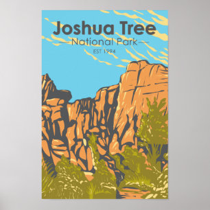 Joshua Tree Nationalpark The Great Burrito Poster