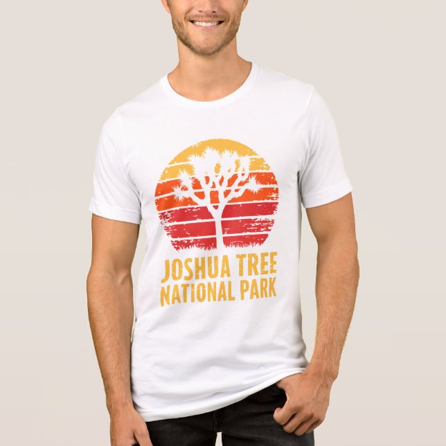 Joshua Tree Nationalpark Tri-Blend Shirt (Vorderseite)