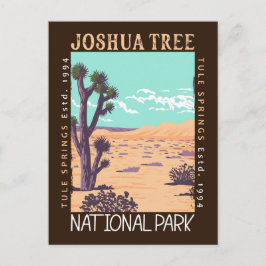 Joshua Tree Nationalpark Tule Springs erschüttert Postkarte