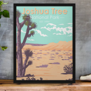 Joshua Tree Nationalpark Tule Springs Vintag Poster