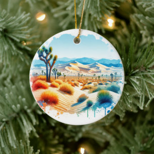 Joshua Tree Nationalpark Türkei Flats Sand Dunes Keramik Ornament