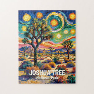 Joshua Tree Nationalpark Van Gogh Farbig Wüste Puzzle