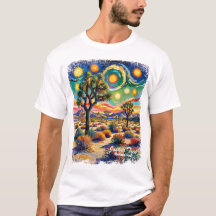Joshua Tree Nationalpark Van Gogh Farbig Wüste