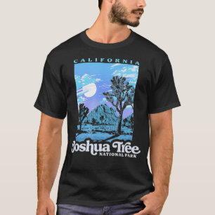 Joshua Tree Nationalpark Vintag Night Scene Retr T-Shirt